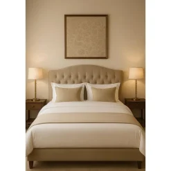 Behang-Dutch Wallcoverings Vliesbehang Linen & Textures uni - beige - 10,05m x 53cm