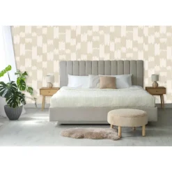 Behang-Dutch Wallcoverings Vliesbehang Renaissance textured loom - beige - 10m x 53cm
