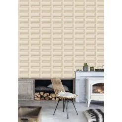 Behang-Dutch Wallcoverings Vliesbehang Renaissance Grecian key - beige - 10,05m x 53cm