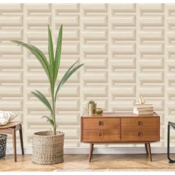 Behang-Dutch Wallcoverings Vliesbehang Renaissance Grecian key - beige - 10,05m x 53cm