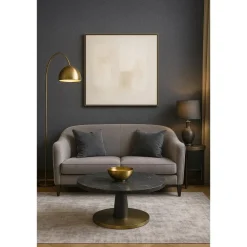 Dutch Wallcoverings Vliesbehang Linen & Textures uni - bruin - 10,05m x 53cm