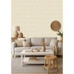 Behang-Dutch Wallcoverings Vliesbehang Arcadia patano - beige - 10,05m x 53cm