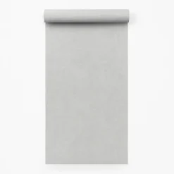 Dutch Wallcoverings Vliesbehang Linen & Textures uni - grijs - 10,05m x 53cm