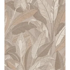 Behang-Dutch Wallcoverings Vliesbehang Renaissance leaves - taupe - 10,05m x 53cm