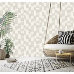 Behang-Dutch Wallcoverings Vliesbehang Renaissance textured loom - grijs - 10m x 53cm