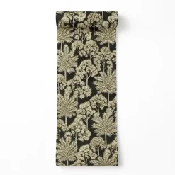 Dutch Wallcoverings Vliesbehang Arcadia palm forest - zwart - 10,05m x 53cm