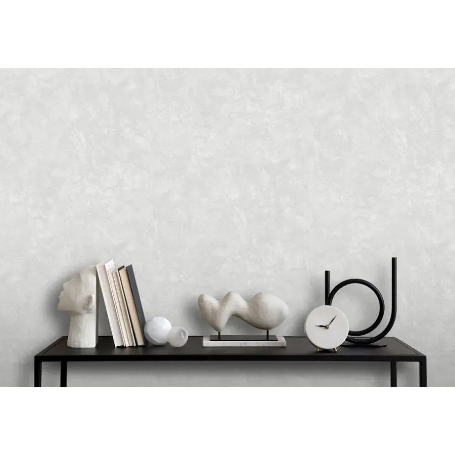 Dutch Wallcoverings Vliesbehang Artifice uni - grijs - 10,05m x 53cm