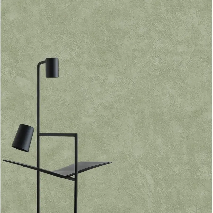 Dutch Wallcoverings Vliesbehang Artifice uni - groen - 10,05m x 53cm