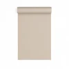Dutch Wallcoverings Vliesbehang Linen & Textures uni - taupe - 10,05m x 53cm