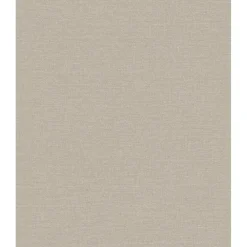 Dutch Wallcoverings Vliesbehang Linen & Textures uni - taupe - 10,05m x 53cm