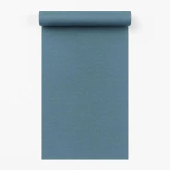 Behang-Dutch Wallcoverings Vliesbehang Linen & Textures uni - blauw - 10,05m x 53cm