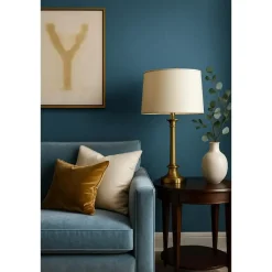 Behang-Dutch Wallcoverings Vliesbehang Linen & Textures uni - blauw - 10,05m x 53cm