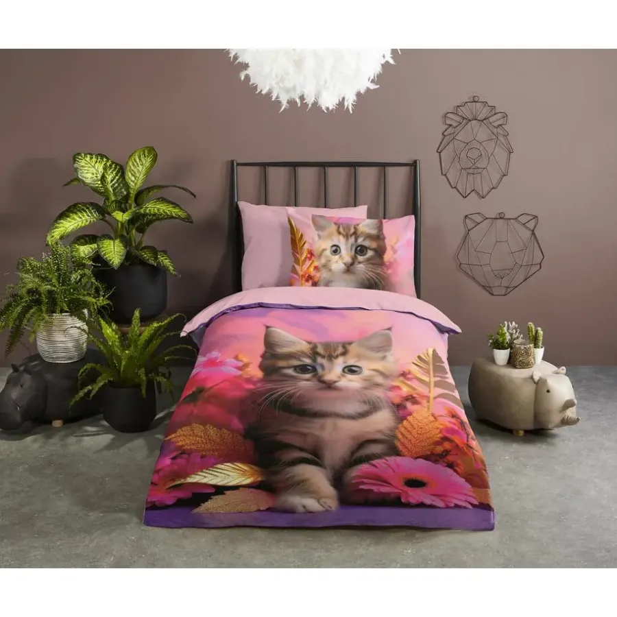 1-Persoons Dekbedovertrekken-Good Morning Duvet cover 140x220 + 1* 60x70 cm