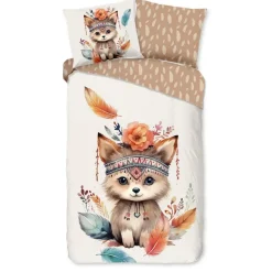 Kinderdekbedovertrekken-Good Morning Duvet cover 140x220 + 1* 60x70 cm