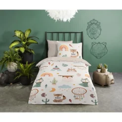 Kinderdekbedovertrekken-Good Morning Duvet cover 140x220 + 1* 60x70 cm