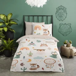 Kinderdekbedovertrekken-Good Morning Duvet cover 140x220 + 1* 60x70 cm