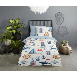Kinderdekbedovertrekken-Good Morning Duvet cover 100x135 + 1* 40x60 cm