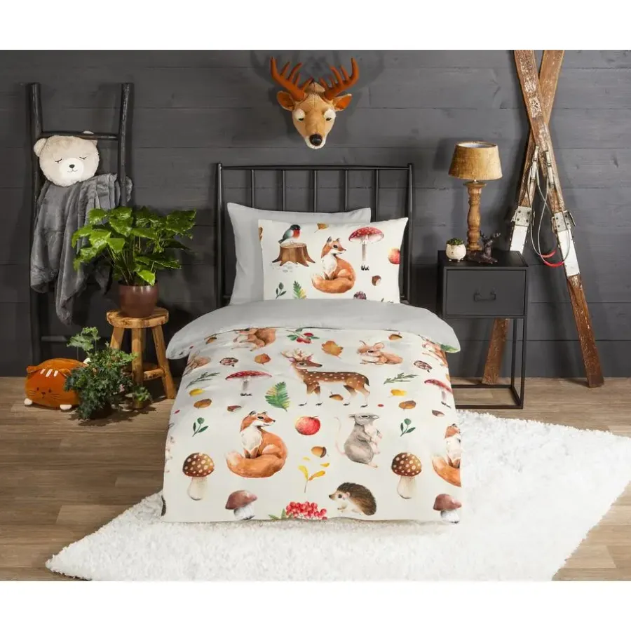 Kinderdekbedovertrekken-Good Morning Duvet cover 140x220 + 1* 60x70 cm