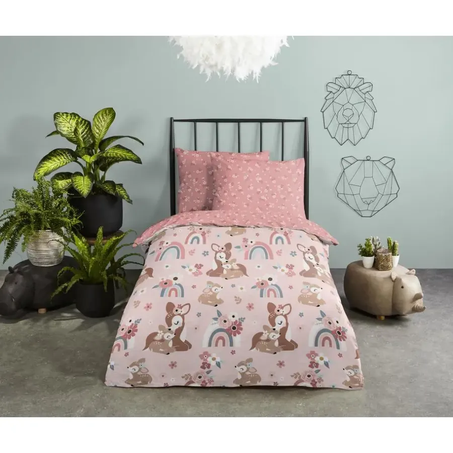 Kinderdekbedovertrekken-Good Morning Duvet cover 100x135 + 1* 40x60 cm