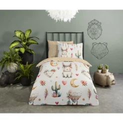 Kinderdekbedovertrekken-Good Morning Duvet cover 140x220 + 1* 60x70 cm