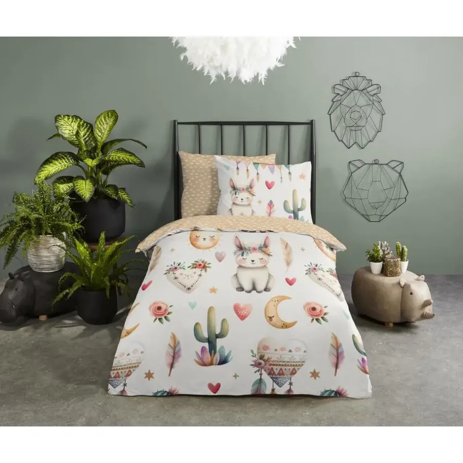 Kinderdekbedovertrekken-Good Morning Duvet cover 140x220 + 1* 60x70 cm