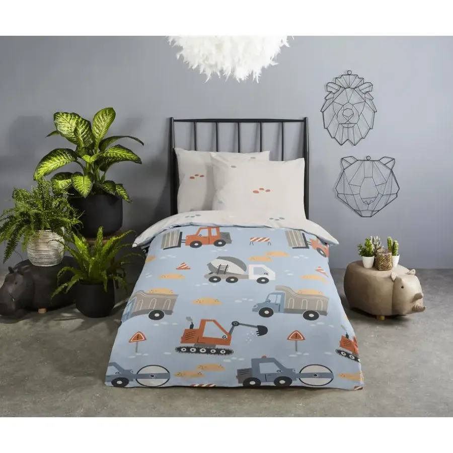 Kinderdekbedovertrekken-Good Morning Duvet cover 100x135 + 1* 40x60 cm