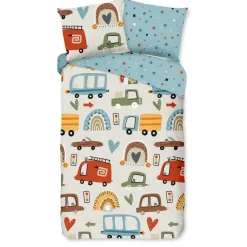 Kinderdekbedovertrekken-Good Morning Duvet cover 140x220 + 1* 60x70 cm