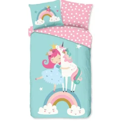 Kinderdekbedovertrekken-Good Morning Duvet cover 140x220 + 1* 60x70 cm