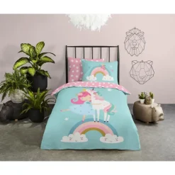 Kinderdekbedovertrekken-Good Morning Duvet cover 140x220 + 1* 60x70 cm