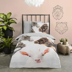 Kinderdekbedovertrekken-Good Morning Duvet cover 140x220 + 1* 60x70 cm