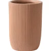 Leen Bakker EANTIO - Bloempot - 25 x 25 x 38 cm - Bruin - Kleivezels