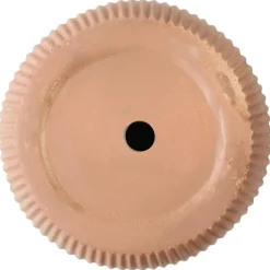 Leen Bakker EANTIO - Bloempot - 37 x 37 x 56 cm - Bruin - Kleivezels