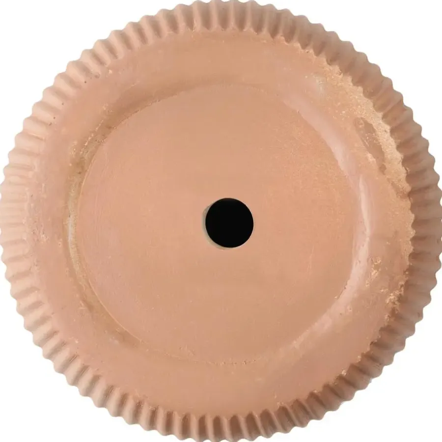 Leen Bakker EANTIO - Bloempot - 37 x 37 x 56 cm - Bruin - Kleivezels