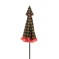 Parasols-Edelman Mitchell parasol hart zwart - Ø220 x 238 cm