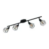 EDI light Zapata 1 Opbouwspot - 4 lichts - G9 - Glas - Amber