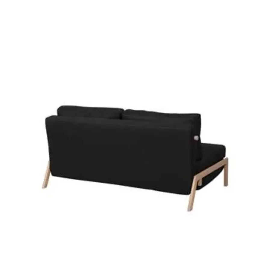 Slaapbanken|Slaapbanken-Beliani EDLAND - Slaapbank - Zwart - Polyester
