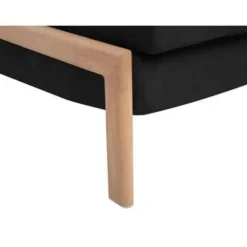 Slaapbanken|Slaapbanken-Beliani EDLAND - Slaapbank - Zwart - Polyester