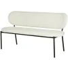 Eetkamerbanken-Giga Meubel Eetkamerbank Beige Stof - Diepte 63cm - Zitbreedte 160cm - Maddie