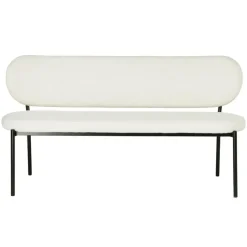 Eetkamerbanken-Giga Meubel Eetkamerbank Beige Stof - Diepte 63cm - Zitbreedte 160cm - Maddie