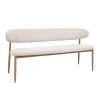 Giga Meubel Eetkamerbank Beige/Naturel - Zithoogte 47cm - 160x55x77cm - Alexia
