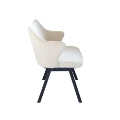 Giga Meubel Eetkamerbank Rechthoek - Beige Stof - 160x60x88cm - Taylor