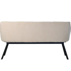 Giga Meubel Eetkamerbank Rechthoek - Beige Stof - 160x60x88cm - Taylor