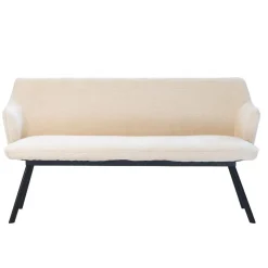Giga Meubel Eetkamerbank Rechthoek - Beige Stof - 160x60x88cm - Taylor