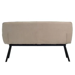 Giga Meubel Eetkamerbank Rechthoek - Beige Stof - 160x60x88cm - Harper