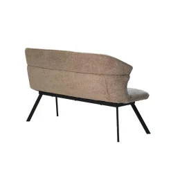 Giga Meubel Eetkamerbank Taupe Stof - 160x60x88cm - Zithoogte 48cm - Avery