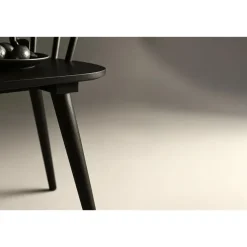 Eetkamerbanken-Fjôrd Eetkamerbank Zwart Rubberhout - 120x49x77cm - Bobby