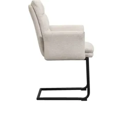 Eetkamerstoelen-Leen Bakker Eetkamerstoel Evi - zand