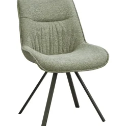 Eetkamerstoelen-Leen Bakker Eetkamerstoel Gijs - groen