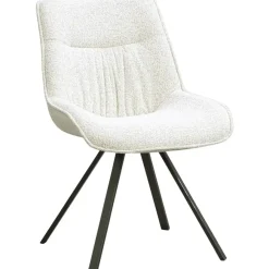 Eetkamerstoelen-Leen Bakker Eetkamerstoel Gijs - lichtgrijs