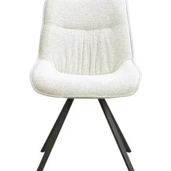 Eetkamerstoelen-Leen Bakker Eetkamerstoel Gijs - lichtgrijs